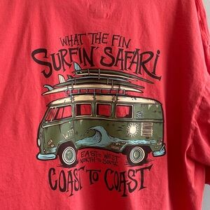 Surfin Safari Red Graphic Tee